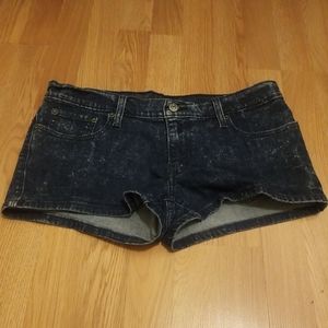 Levi's Strauss Red Tab Women's Distressed Denim Shorts Size 30